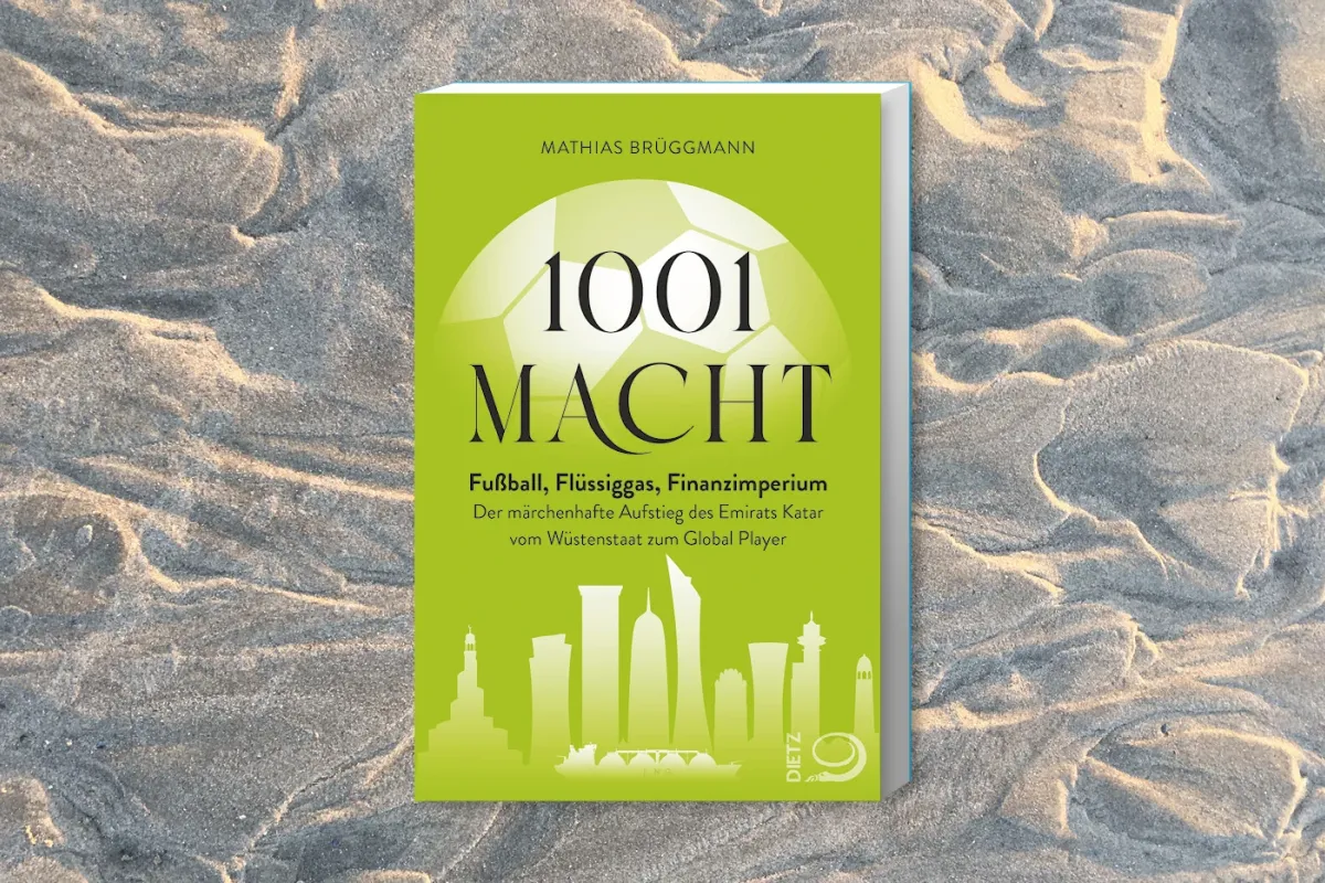 Cover des Buches "1001 Macht. Fußball, Flüssiggas, Finanzimperium" von Mathias Brüggmann