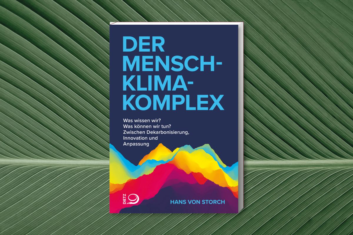 Cover des Buches „Der Mensch-Klima-Komplex. Was wissen wir? Was können wir tun? Zwischen Dekarbonisierung, Innovation und Anpassung“ von Autor Hans von Storch
