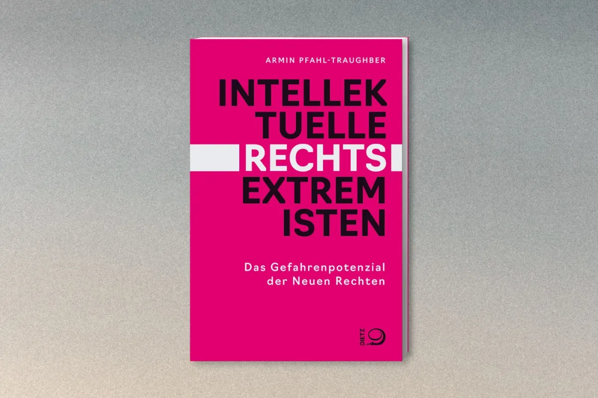 Cover des Buches "Intellektuelle Rechtsextremisten" von Armin Pfahl-Traughber