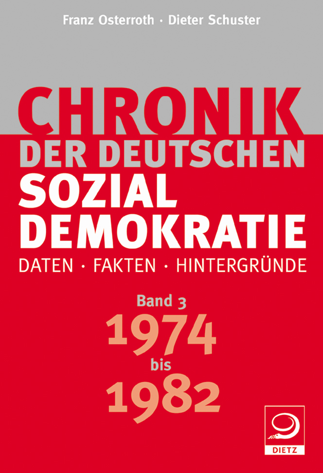 Buch-Cover von »Chronik der deutschen Sozialdemokratie, Band 3«