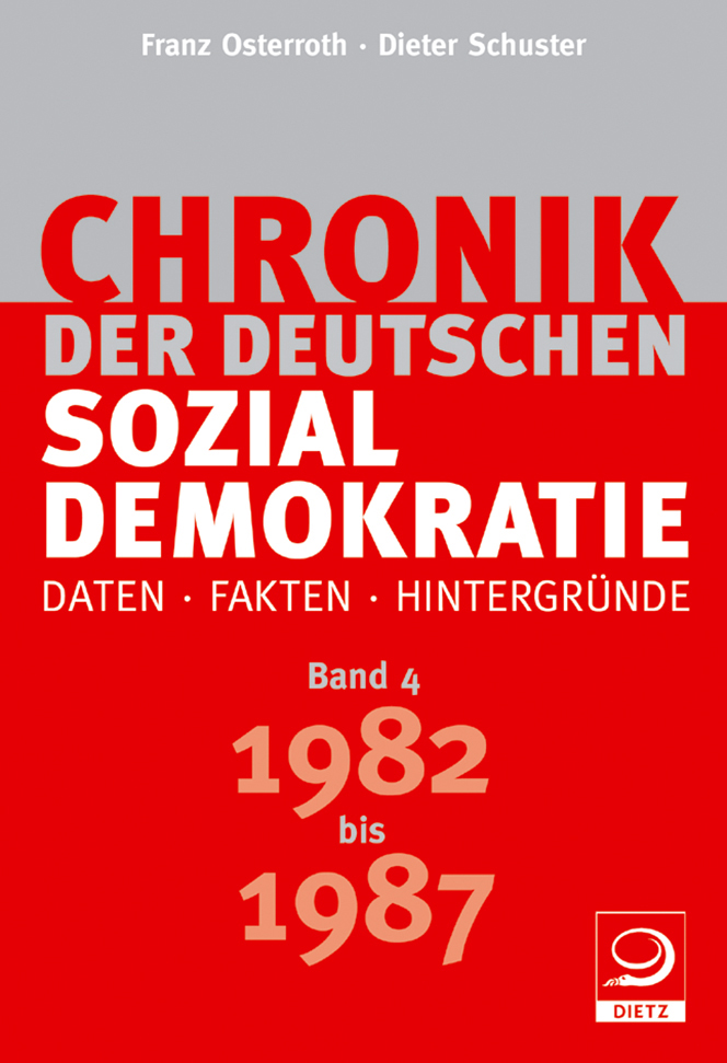 Buch-Cover von »Chronik der deutschen Sozialdemokratie, Band 4«