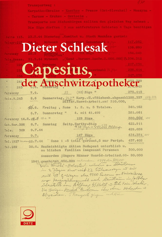 Buch-Cover von »Capesius, der Auschwitzapotheker«