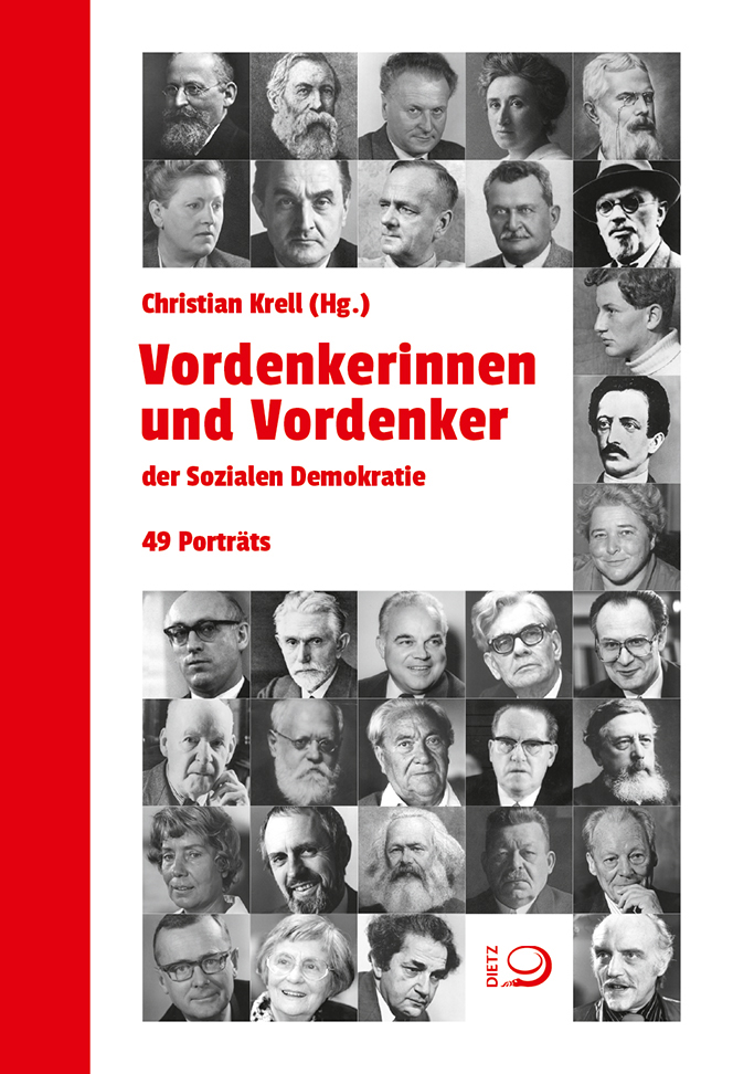 Buch-Cover von »Vordenkerinnen und Vordenker<br>der Sozialen Demokratie«