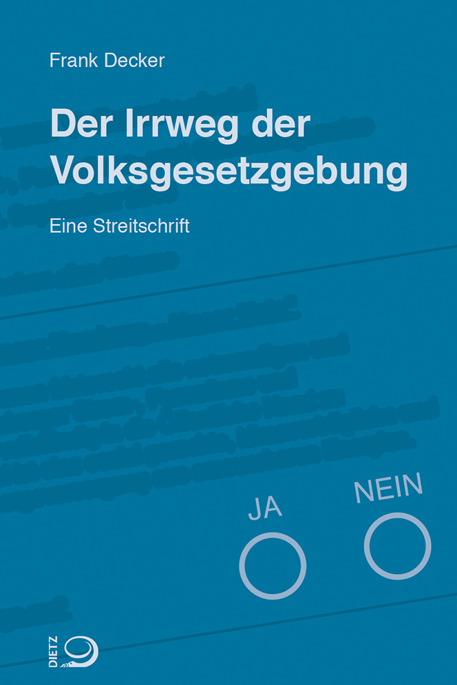 Buch-Cover von »Der Irrweg der Volksgesetzgebung«