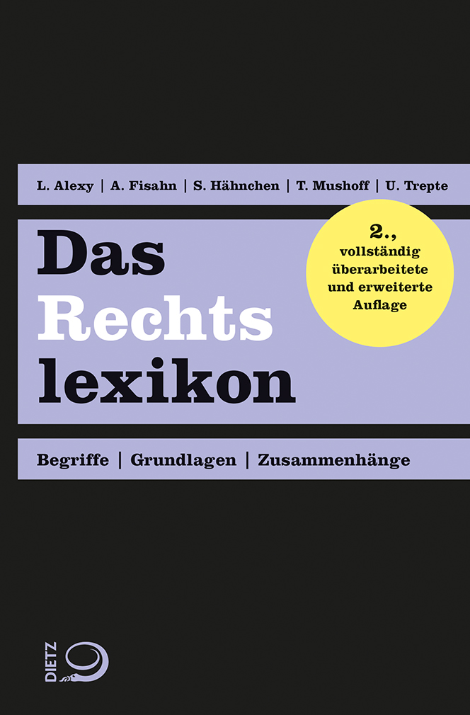 Buch-Cover von »Das Rechtslexikon, 2. Auflage«