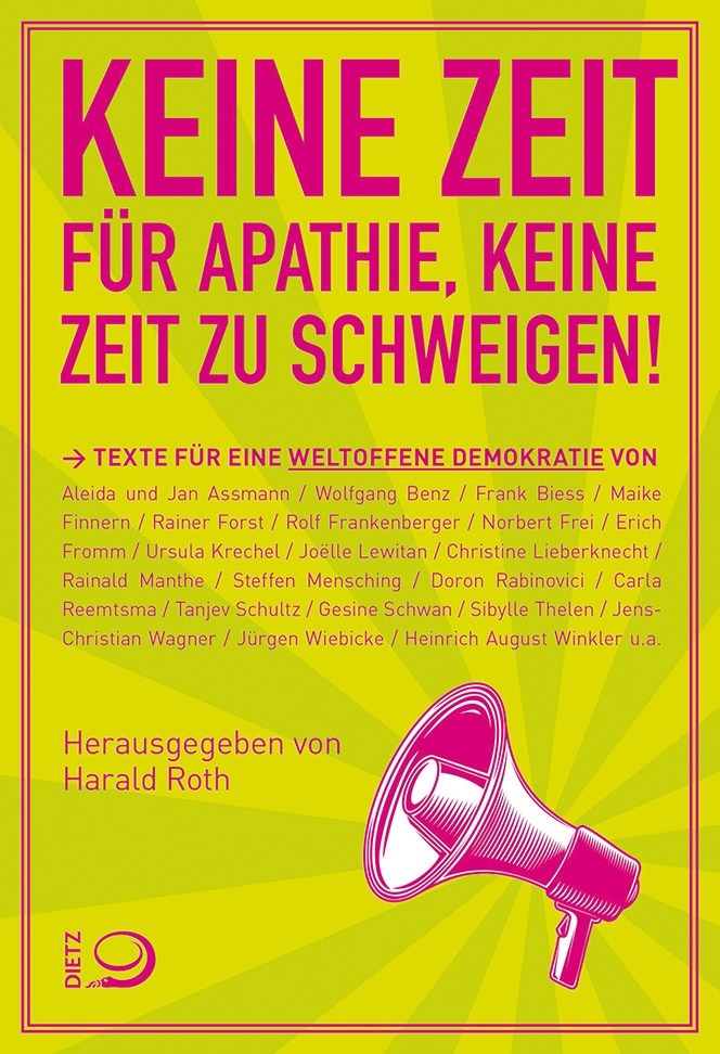 Keine Zeit für Apathie, keine Zeit zu schweigen Buch-Cover von »Keine Zeit für Apathie, keine Zeit zu schweigen«