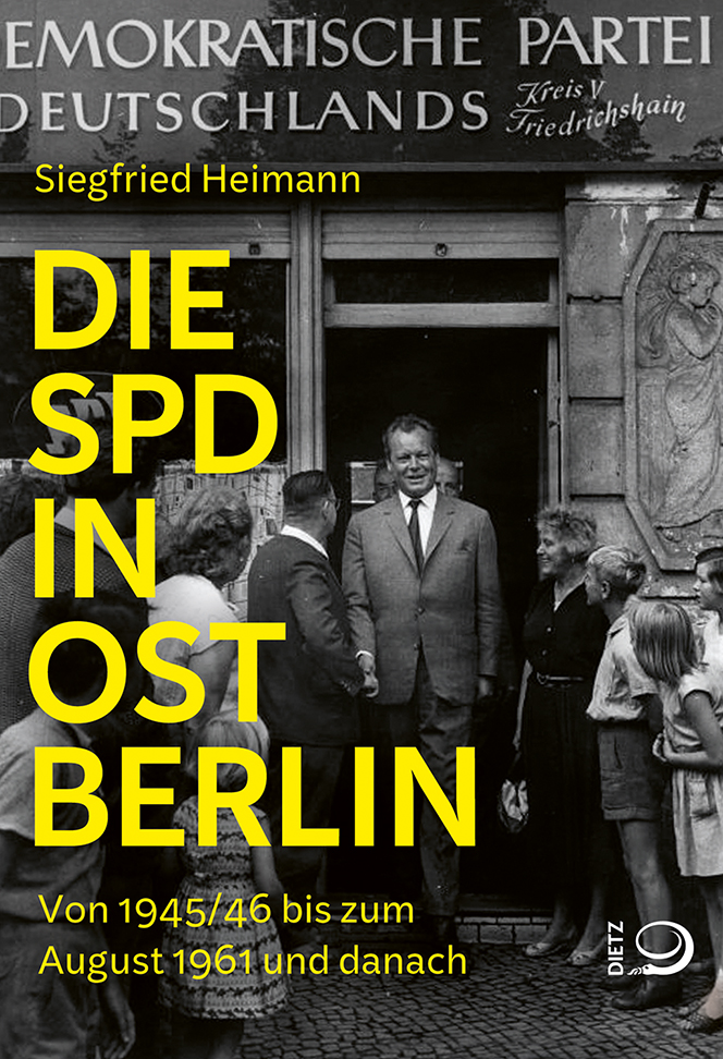 Die SPD in Ostberlin Buch-Cover von »Die SPD in Ostberlin«