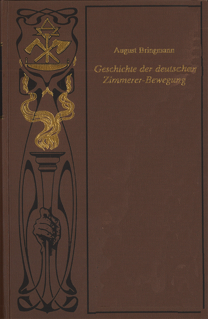 Buch-Cover von »Geschichte der deutschen Zimmererbewegung.«