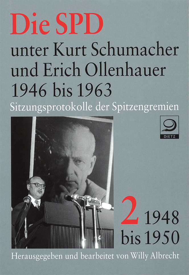 Buch-Cover von »Die SPD unter Kurt Schumacher und Erich Ollenhauer 1946 bis 1963«