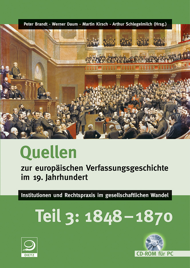 Buch-Cover von »Quellen zur europäischen Verfassungsgeschichte  im 19. Jahrhundert«