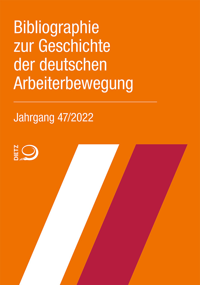 Buch-Cover von »Bibliographie zur Geschichte der deutschen Arbeiterbewegung«